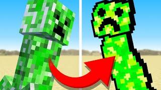 Minecraft Mobs if they were Hand Drawn