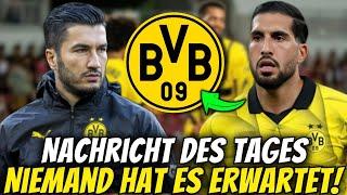 Es wurde bestätigt: Emre Can unzufrieden mit Borussia Dortmund? BVB Nachrichten Heute