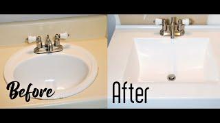 How To Replace Install Vanity Top Easy Simple Bathroom Countertop