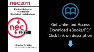 Download National Electrical Code 2011 Pocket Guide for Residential Electrical Installations (Na PDF