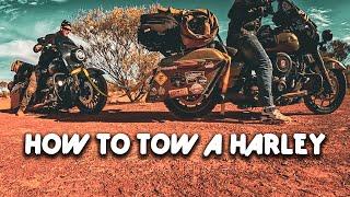 The correct way to tow a Harley Davidson -Part 4