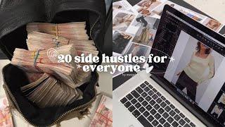 20 side hustle ideas (earn extra income)