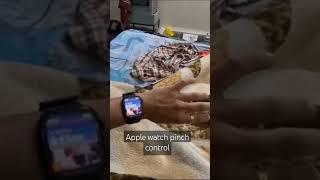 Apple Watch pinch control featureb#apple #watch  #applewatch #india #applemusic