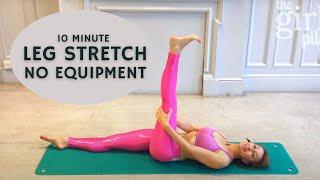 10 min Leg and Back Stretch routine - Hamstrings, Glutes, Inner & Outer Thigh & Lower Back | Pilates