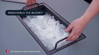 Danetti Rio Ice Bucket Table