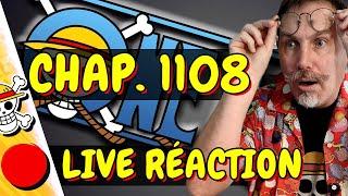 REACTION LIVE ONE PIECE 1108 - Votre attention, le monde !! - Chapitre one piece 1108