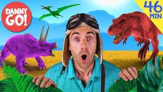 Dinosaurs, Sharks, Monkeys + more!   | Dance Along Compilation | Danny Go! Songs for Kids