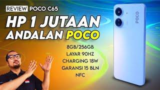 Hp 1 jutaan, Layar 90 Hz, NFC, Update 2x, Garansi 15 Bulan - REVIEW POCO C65