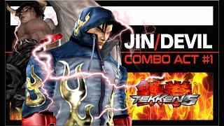 Tekken 5 - Jin & Devil Jin  Combo Exhibition - #viral #trending  #tekken5 #jinkazama #deviljin