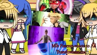 Mlb Parents reacts to All transformations  (Miraculous Ladybug) Read Description.