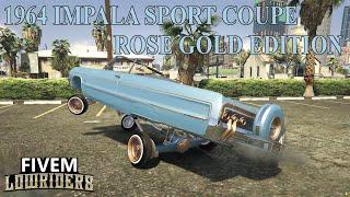 1964 Impala Lowrider Rose Gold Edition 3 in 1 Hardtop Rag Vert        FiveM FivemRp Gta5 Mods