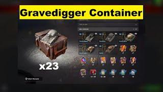 WoT Blitz - Opening 23 Gravedigger Containers - Hunt for Free Smasher, Annihilator and other Tanks!