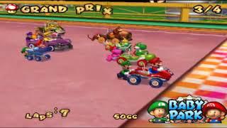 Mario Kart: Double Dash!! | 100% Playthrough - Part 1: Mushroom Cup 50cc (Mario & Luigi)