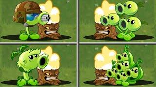 PVZ 2 Final Boss - All Pea Plants & Torchwood Power-Up!