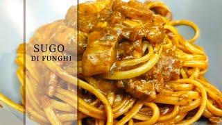 Sugo di funghi rosso, la ricetta della nonna! Saporito, facile ed economico!!