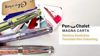 Magna Carta's Denima Swatches: Can a Luxury Fountain Pen be Denim?