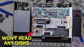 Fixing an Apple IIc floppy drive