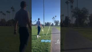 Tricky golf shot attempt  #golf #golfswing #golfer #golfskill #golfhole