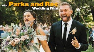 Our wedding video but it's filmed like Parks and Recreation