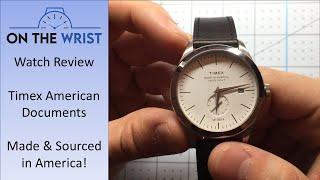 Timex American Documents Watch Review, Made in America, a celebration of Timex's History