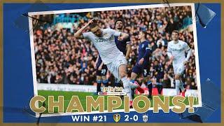 Champions! | Extended highlights | Win #21 Leeds United 2-0 Huddersfield Town