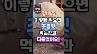 양배추, 혈당 확 올려주는 최악의 조합 #건강정보 #건강 #꿀팁 #음식#장수