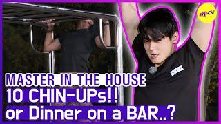 [HOT CLIPS] [MASTER IN THE HOUSE ] Will EUNWOO make 10 Chin ups..?! (ENG SUB)