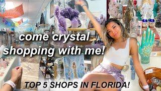 The BEST Spiritual/Crystal Shops in FLORIDA: Fort Myers, Naples + Bonita springs! || SHOP WITH ME!