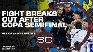 Alexis Nunes details the ‘melee’ following Uruguay vs. Colombia | SportsCenter