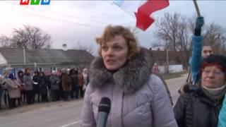 В селе Чапаевка буквально за 10 минут организовался митинг