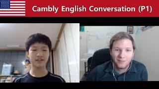 Cambly English Conversation with an American tutor (Part 1)