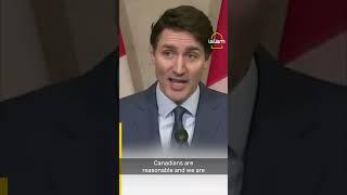 Trudeau condemns US trade war & Putin's regime as Canada imposes $100B tariffs