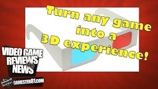 Play all your video games in 3D - Gamester81