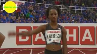 338 Kendra Harrison vs Nia Ali & Queen Harrison 100m Hurdles Diamond League Stockholm 2016 HD