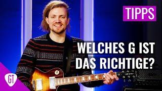 Welches G ist das Richtige?? - Voicings auf der Gitarre verstehen