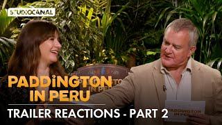 Best Paddington Trailer Reactions with Hugh Bonneville and Emily Mortimer (Part 2)