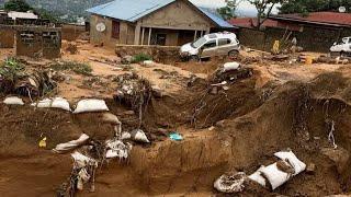 DR Congo capital was destroyed Devastated floods destroyed Kinshasa after heavy rain - Africa