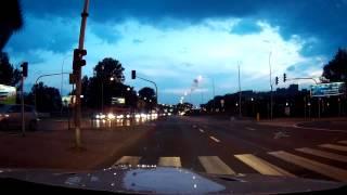 BMW M3 E92 (onboard) vs. Motorcycles street race in Warsaw, Poland