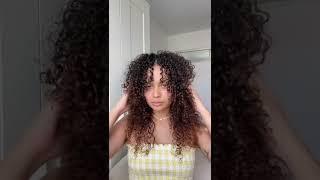 HOW TO CUT A CURLY hair AT HOME