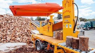 10 World's Amazing Powerful Homemade Firewood Processor in Action | Wood Splitter Machines