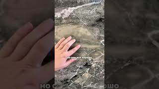 Столешница для кухни из камня. Камень натуральный кварцит Escandinavo. #натуральныйкамень #интерьер