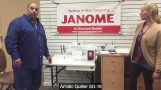 PSV's Virtual Tour of the NEW Janome 9400QCP, SD-16, and MB-7