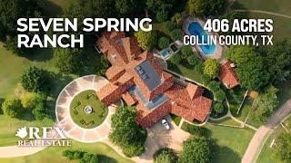 Seven Spring Ranch  | 406 Acres Land & Gorgeous Home for Sale | Collin County, Texas