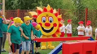"Веселые старты" в летнем оздоровительном лагере "Планета детства"
