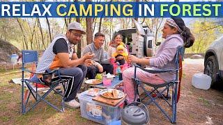 Group camping in jungle of Himachal with @HimachaliOverlander @Chefbhanu1 ⎜car camping ⎜rain camping