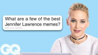 Jennifer Lawrence Replies to Fans on the Internet | Actually Me | GQ