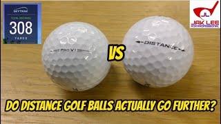 Do distance golf balls ACTUALLY go further?