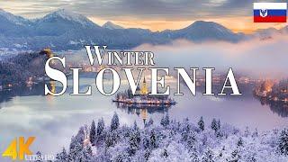 Winter Slovenia 4K Ultra HD • Stunning Footage Slovenia , Scenic Relaxation Film with Calming Music