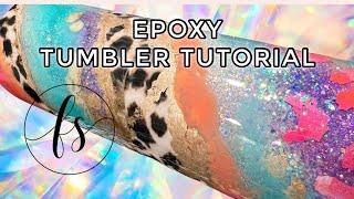 Glitter and Epoxy Tumbler Tutorial