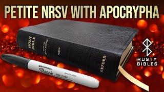 Pocket Sized? Check Out This Compact Oxford NRSV With Apocrypha In Black Leather! Bible Review